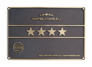 4-Sterne-Hotelklassifizierung für das Hotel Herzstück Waldkirchen nach Hotelstars.eu